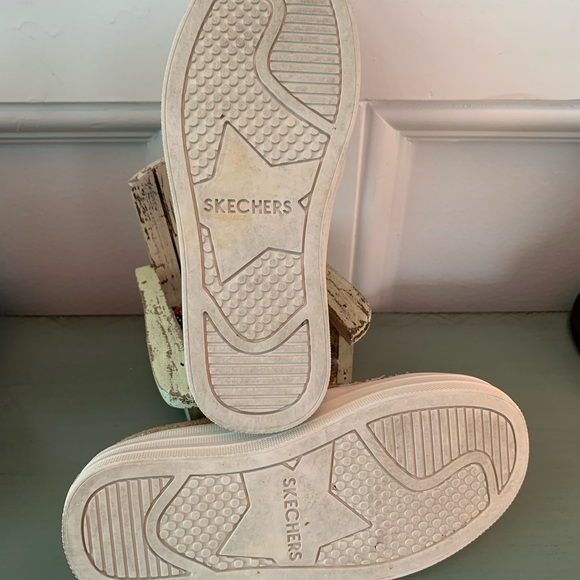 SKECHER - GIRLS BLING GOLD SNEAKERS -EUC sz11.5- - Picture 5 of 5